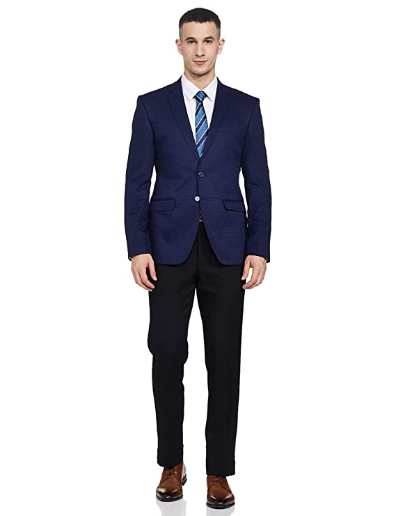Park Avenue Wool Men's Full Sleeve Regular FIT Multicolor Formal Suit Business Pants Set