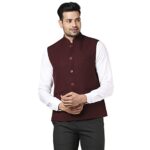 Raymond Dark Maroon Waistcoats