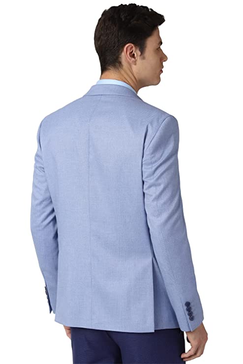 Van Heusen Men's Blue Blazer (VHBZFSLF229131 38) - Image 3