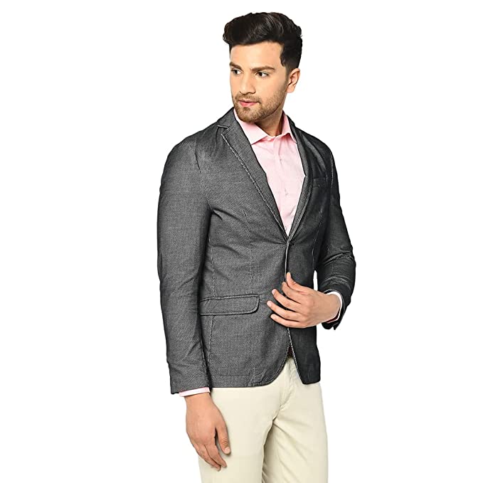 blackberrys Men's Urban Notch Lapel Slim Fit Blazer-UJ Quest - Image 3