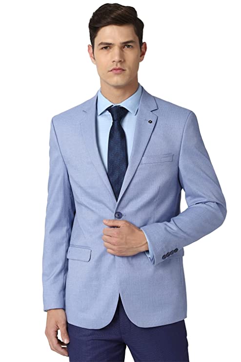 Van Heusen Men's Blue Blazer (VHBZFSLF229131 38)