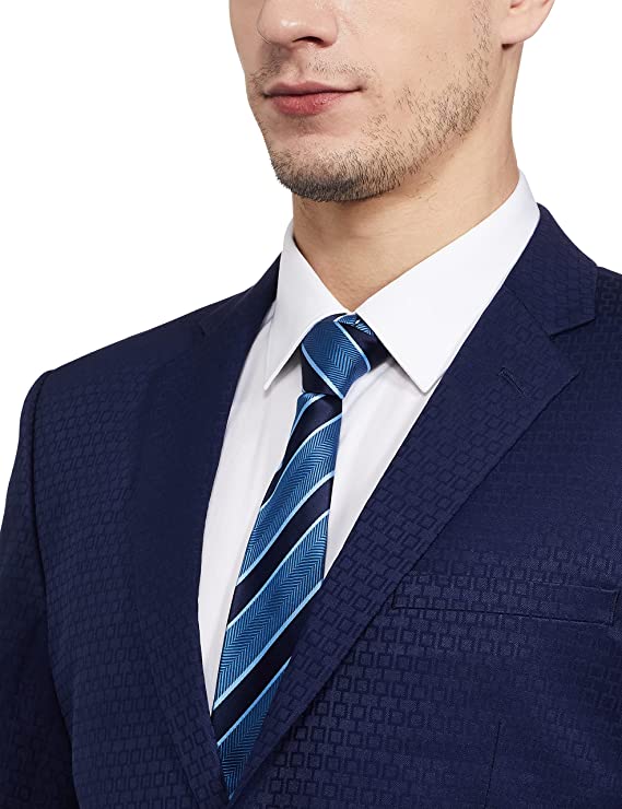 Park Avenue Wool Men's Full Sleeve Regular FIT Multicolor Formal Suit Business Pants Set - Image 2