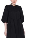 VERO MODA Women's Cotton Shift Above The Knee Dress