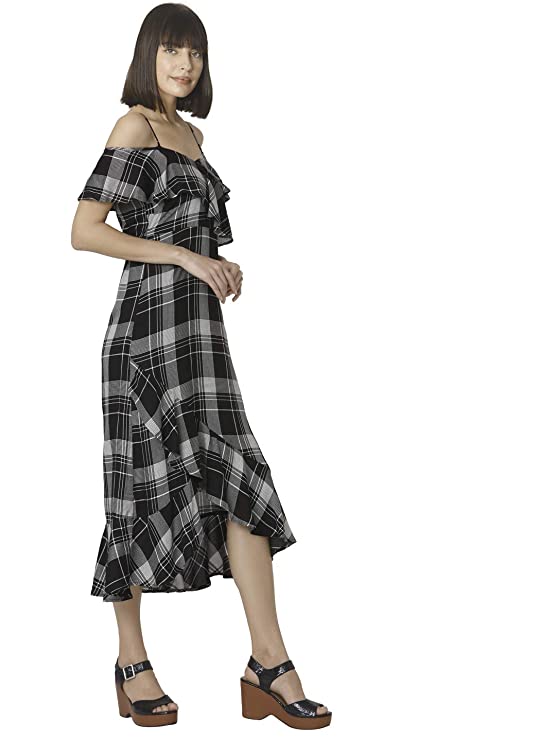 VERO MODA Women's Rayon Shift Maxi Casual Dress - Image 3