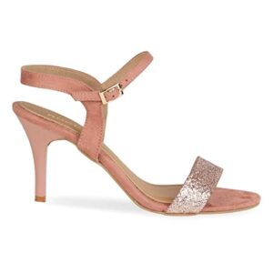 Rocia womens Rocia Women's Black High Heel Sandals Heeled Sandal