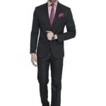 MANQ Men's Slim Fit Suit